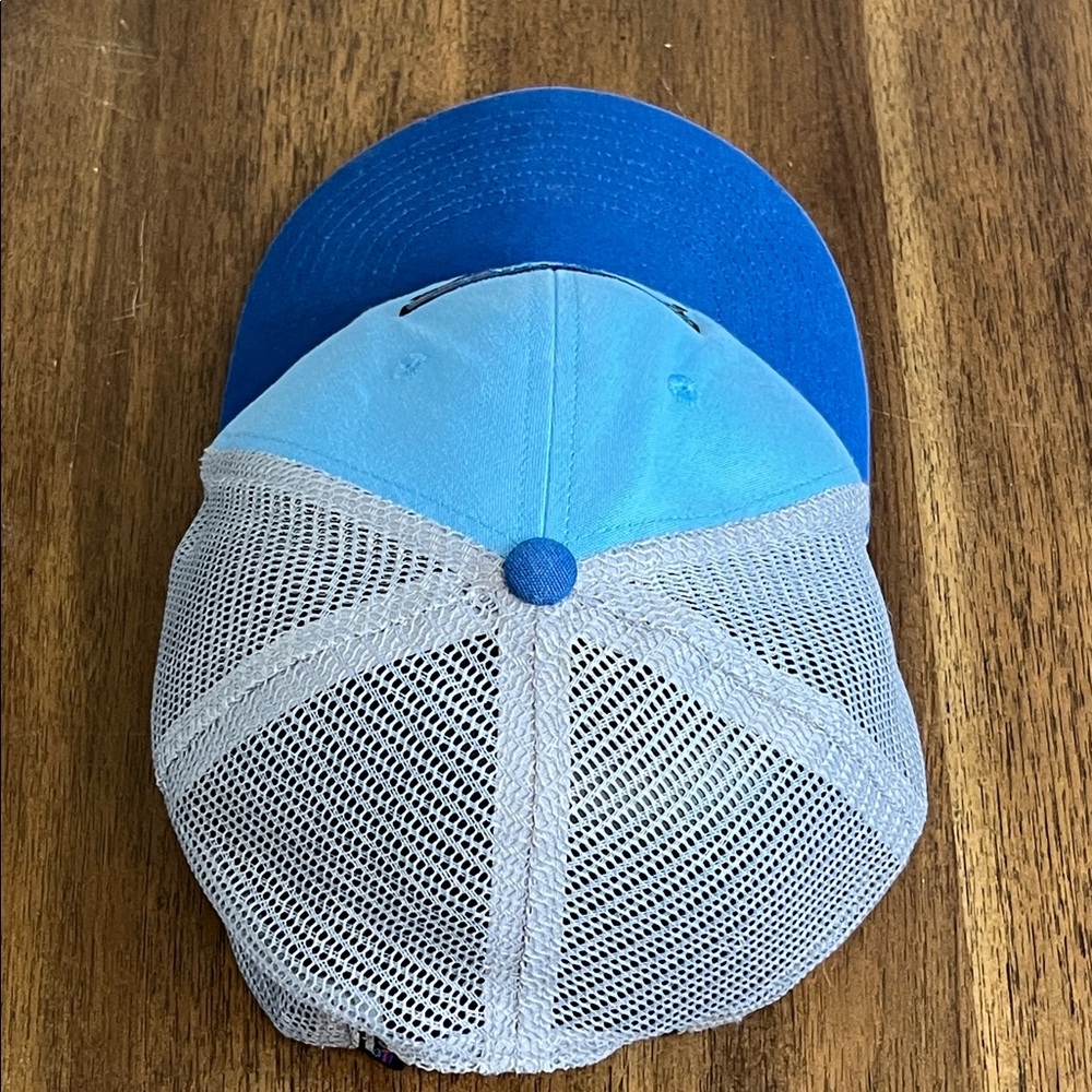 Patagonia Hat Cap Adult Snap Back White Mountain Trucker Mesh Netplus Outdoor - Picture 7 of 11